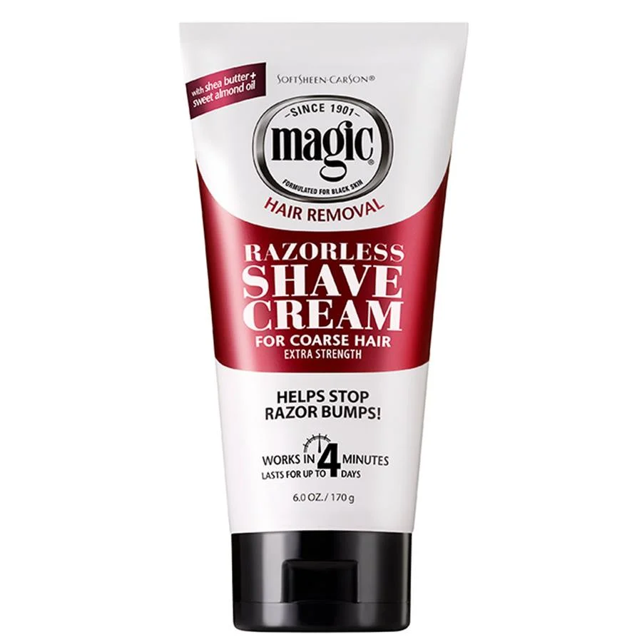 MAGIC SHAVE CREAM 6/6oz EXTRA STRENGTH					 