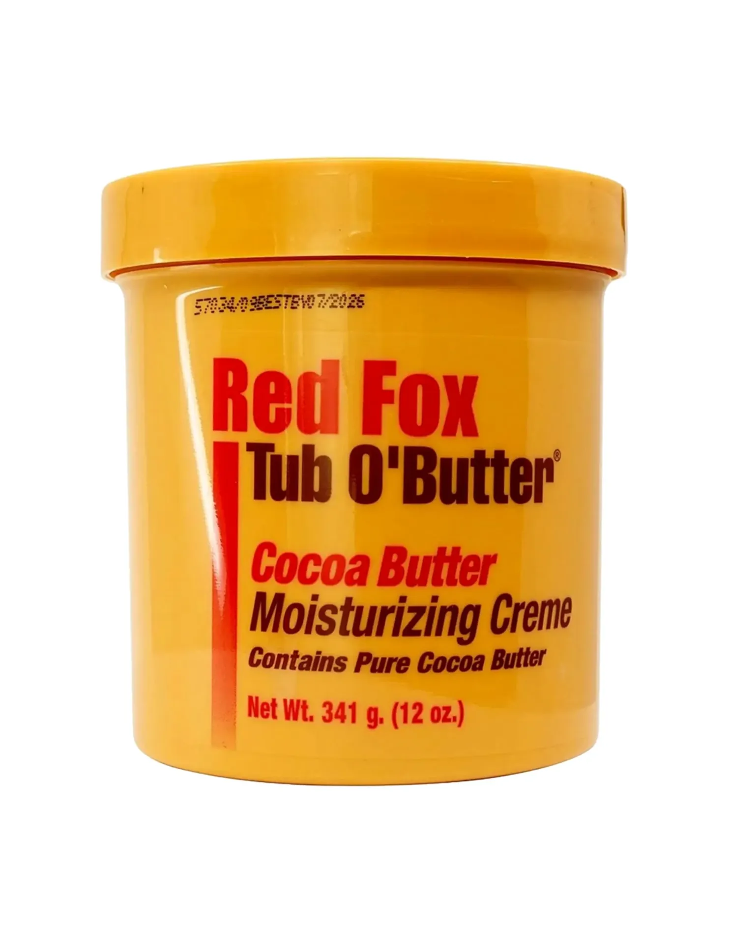 RED FOX TUB OF BUTTER COCOA BUTTER CREAM 12/12oz					 