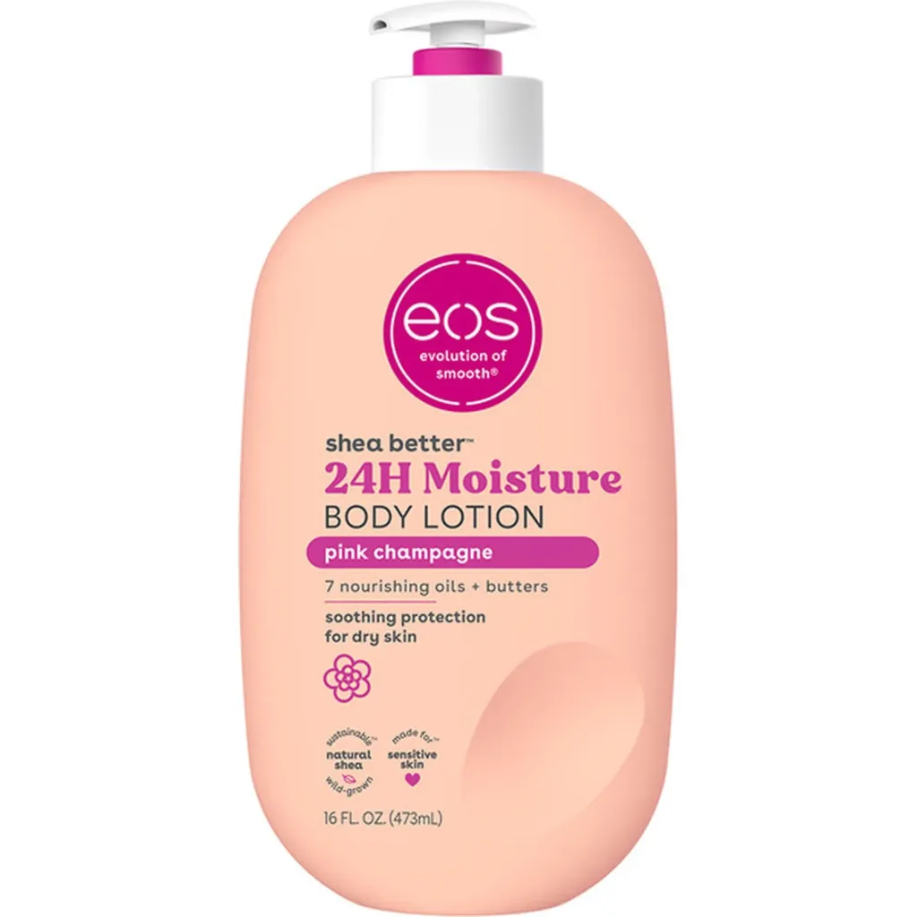 EOS SHEA BETTER BODY LOTION 12/16oz  PINK CHAMPAGNE					 