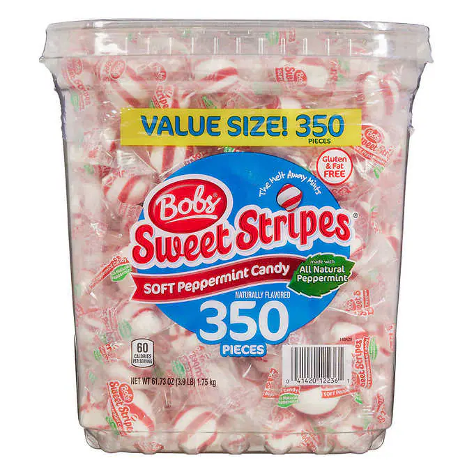 Stripes Soft Peppermints (61.73 oz., 350 ct.)