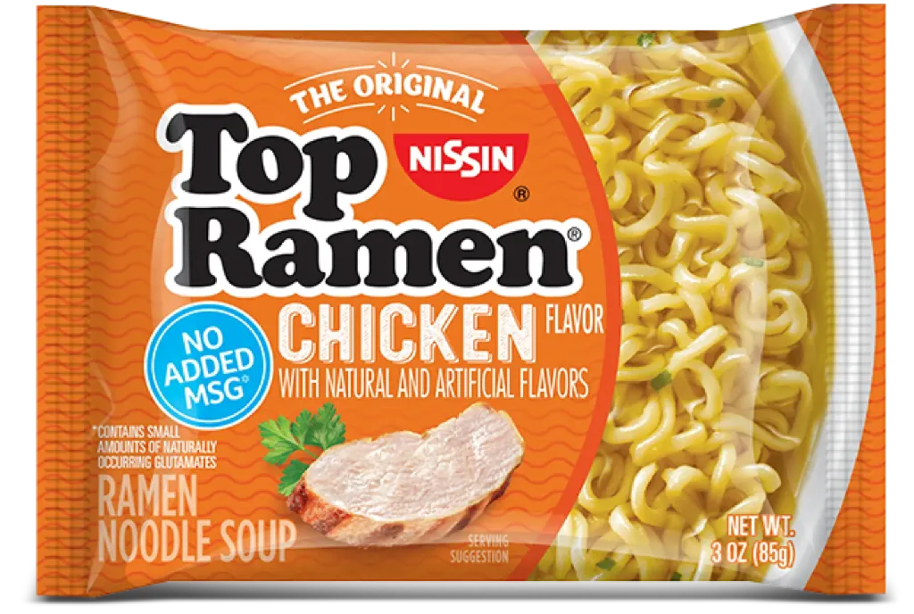 Nissin Top Ramen Chicken Noodle Soup, 3 oz.
