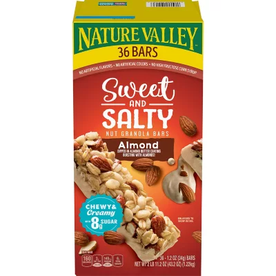 Nature Valley Sweet & Salty Nut Almond Granola Bars 36 ct