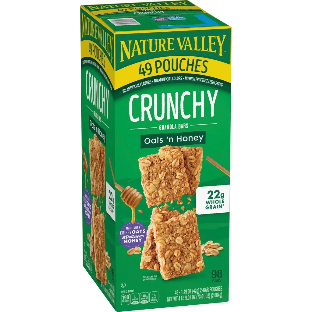 Nature Valley Oats 'n Honey Crunchy Granola Bars, 49 ct.