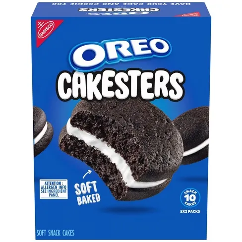 OREO CAKESTERS 18 PKS; 2